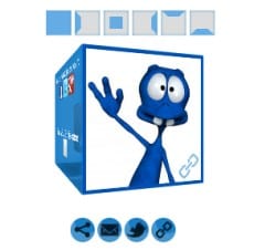 3D Viral Marketing Cube