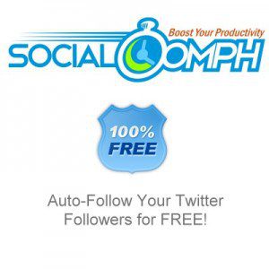Auto-Follow your followers with SocialOomph.com