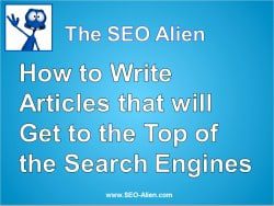 Writing Articles for SEO