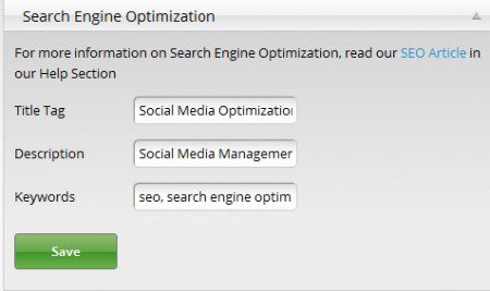 SEO Optimize Your SavvyCard!