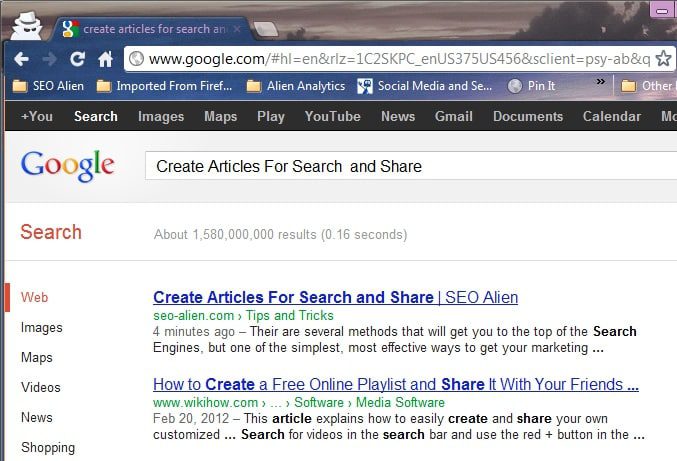 Creating Article Titles For Searches and Share-ability
