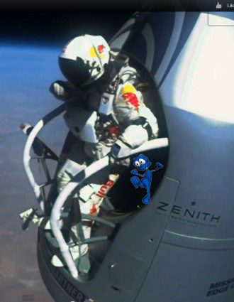 SEO Alien with Felix Baumgartner