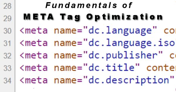 Fundamentals of META Tag Optimization