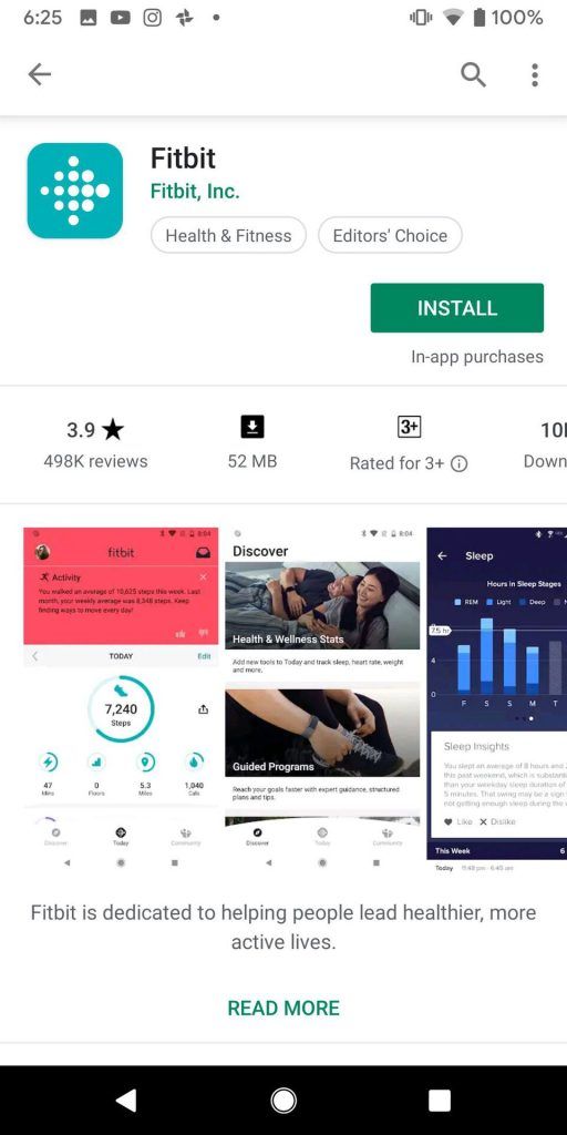 Guide To Install The Fitbit App